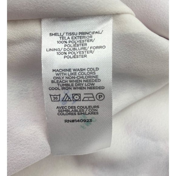 LOFT Women Petite Floral Clip Smocked Puff Sleeve Blouse Large - Picture 7 of 16